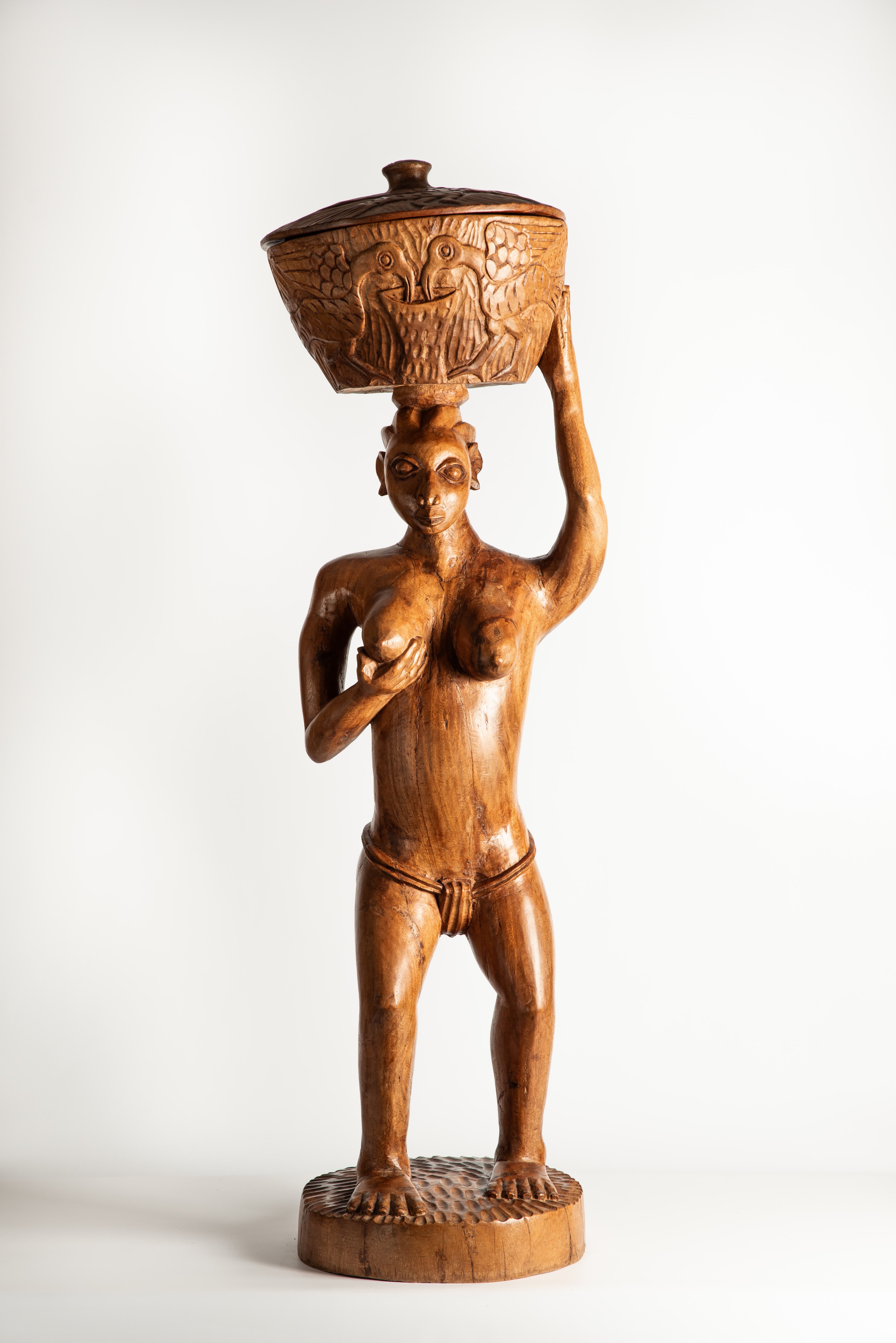 Village woman carried Bowl