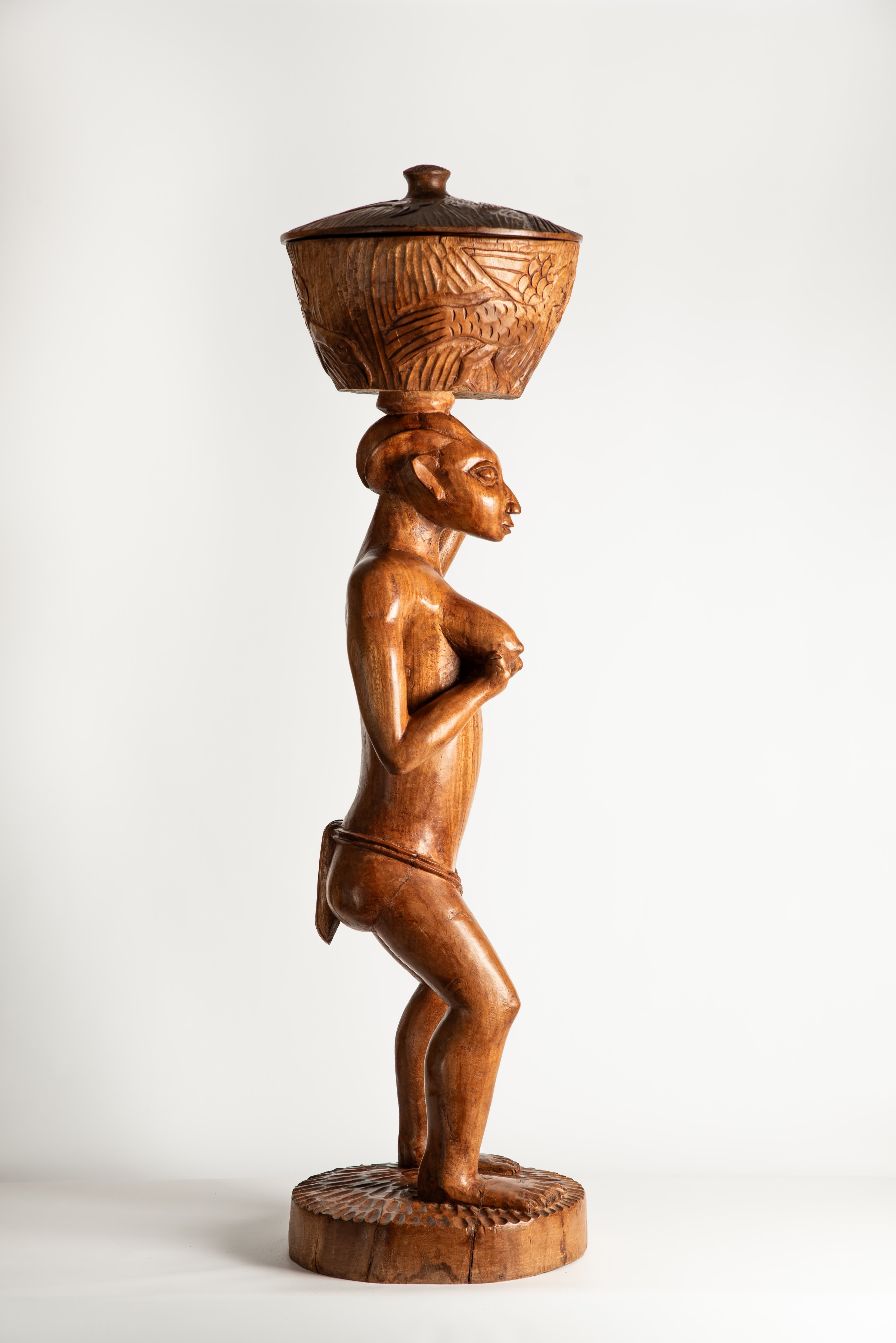 Village woman carried Bowl
