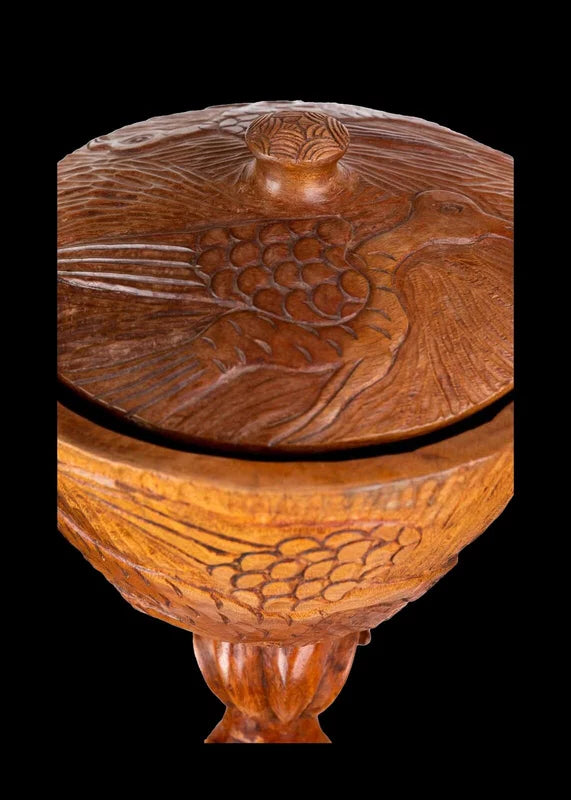 Village woman carrying bowl, 19th century