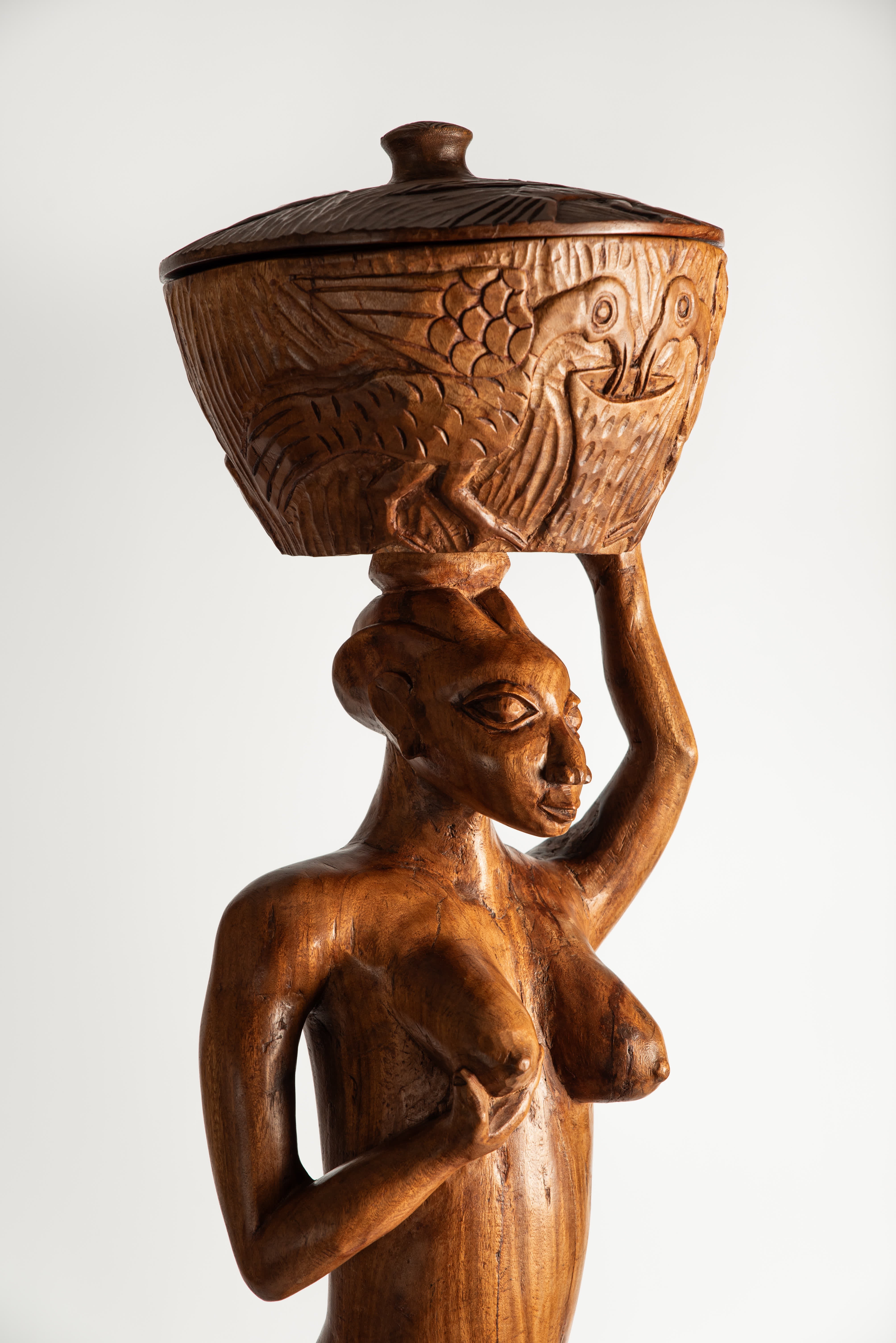 Village woman carried Bowl