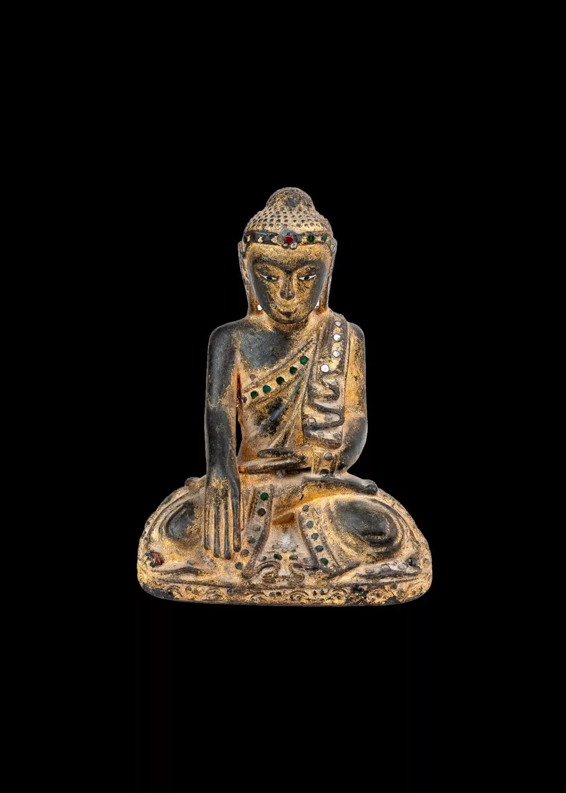 Magnificient antique Mandalay, 18 -19th century