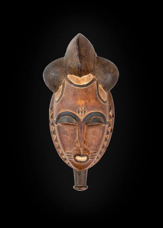 Beautiful masterpiece Baule Mask - Ivory Coast, Baule tribe, 19 -20th century