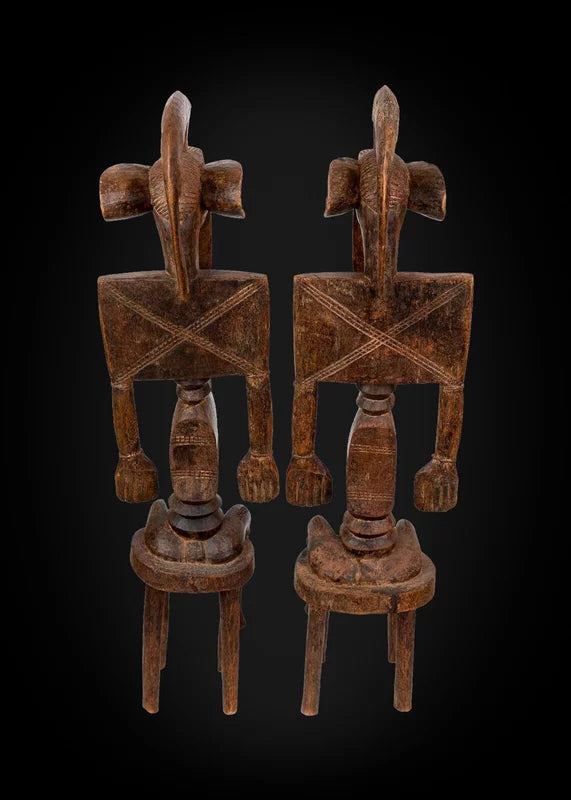 Twins Senufo statue, 20th century