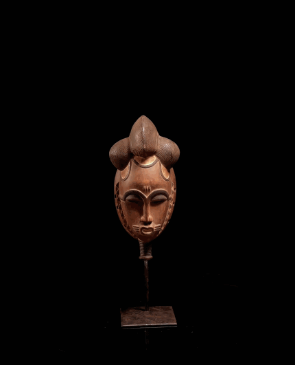 Beautiful masterpiece Baule Mask - Ivory Coast, Baule tribe, 19 -20th century