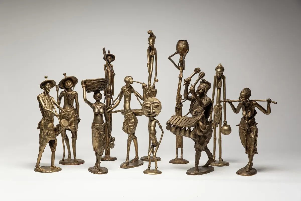 Bronze Figure Ensemble, view 2