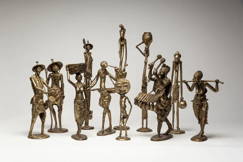 Bronze Figure Ensemble