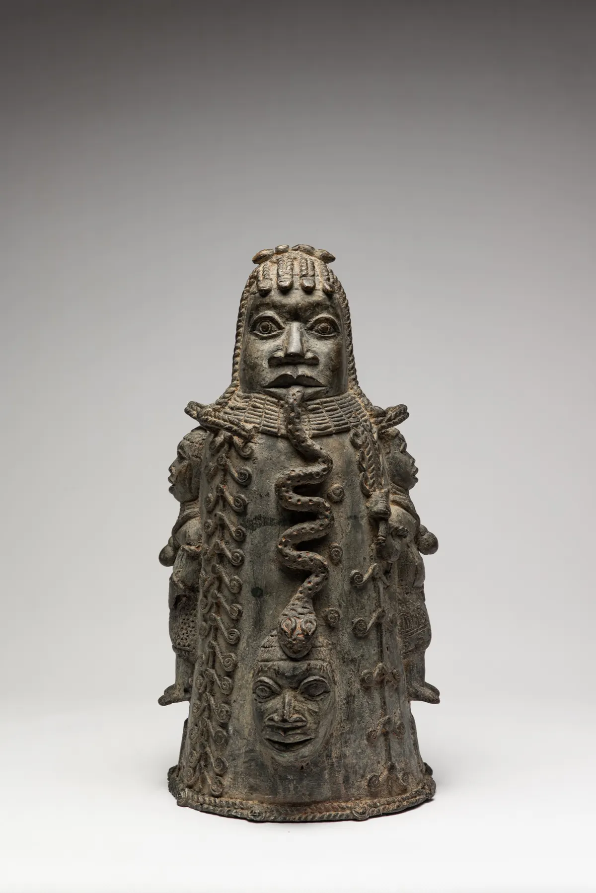 Benin Altar Vessel Representing an Oba