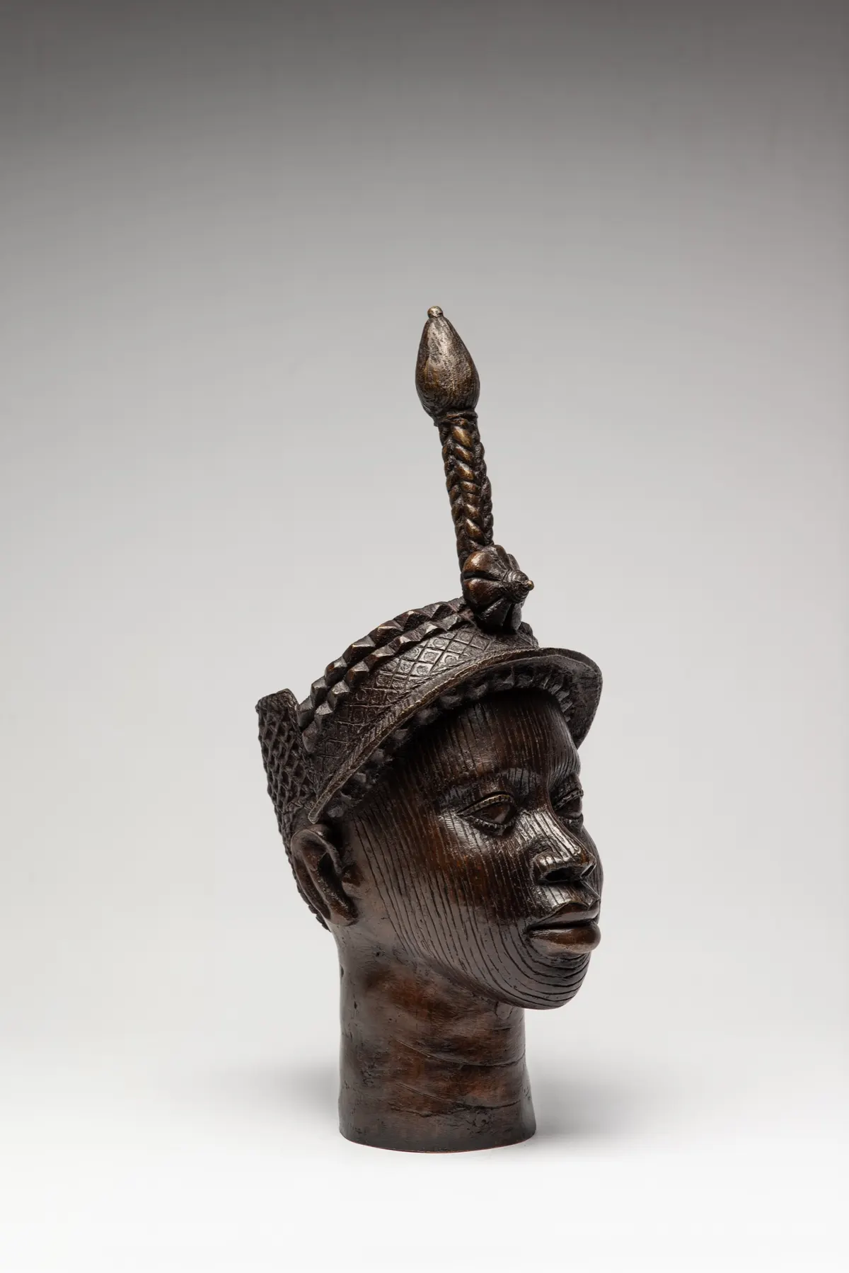 Benin Court Head Representing Ife, view 2