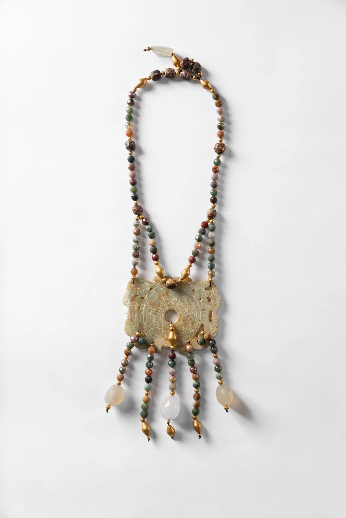 Burmese Jade Necklace, view 2
